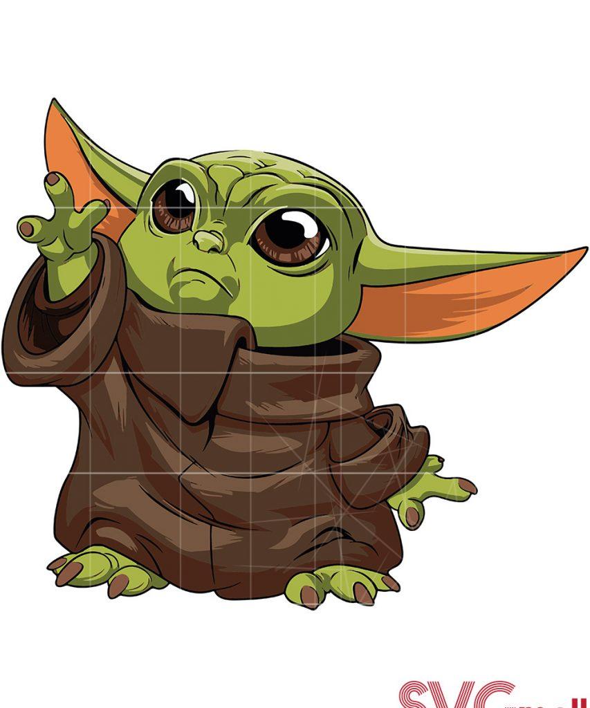 Baby Yoda SVG, AI, EPS, PDF, JPG Design 3 - Files For Cricut