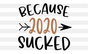 FREE BECAUSE 2020 SUCKED SVG, PNG, EPS & DXF