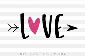 FREE LOVE SVG, PNG, EPS & DXF