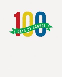 100 days of school colorful teacher PNG Free Download