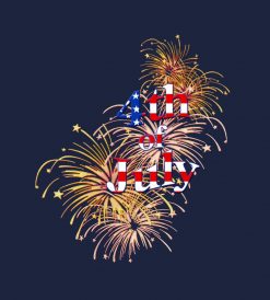 4th of July Fireworks Ladies PNG Free Download