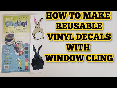 How to make reusable vinyl decals with Window cling – Cricut | Inkscape Tutorials For Beginners