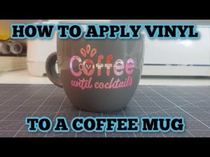 How to apply vinyl to a coffee mug – Beginner tutorial Cricut – Coffee cup – seal vinyl | Cricut Guides For Beginners