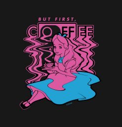 Alice In WonderlandBut First Coffee PNG Free Download