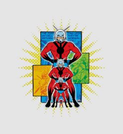 Ant-Man Shrinking Comic Panel Graphic PNG Free Download