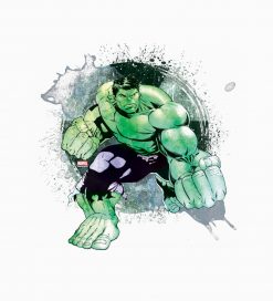 Avengers Hulk Watercolor Graphic PNG Free Download