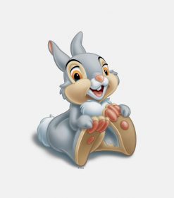 Bambis Thumper Holding His Feet PNG Free Download