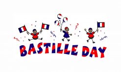 Bastille Day Gifts and Tees Classic Round Sticker PNG Free Download