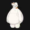 Baymax with Mochi on his Head PNG Free Download