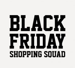 Black Friday shopping squad shirt PNG Free Download