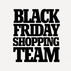 Black Friday shopping team PNG Free Download