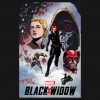 Black Widow Comic Illustration PNG Free Download