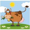 Brown Dairy Cow PNG Free Download