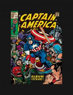 Captain America Comic #112 PNG Free Download