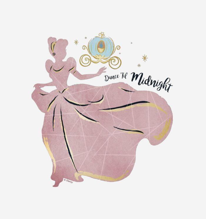 Cinderella Silhouette Dance Til Midnight PNG Free Download