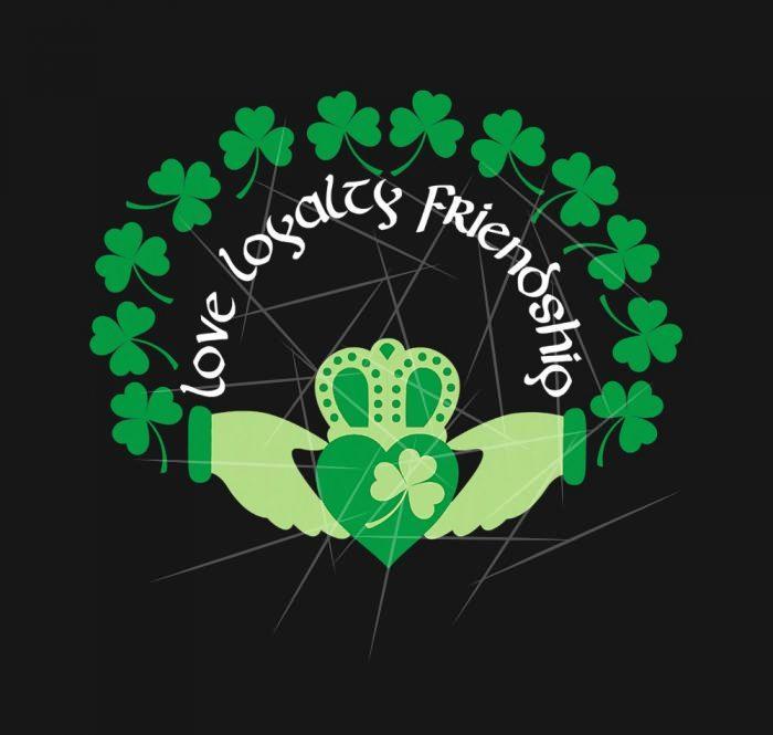 Claddagh Love Loyalty Friendship Irish Pride PNG Free Download