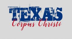 Corpus Christi Texas Dual Font PNG Free Download