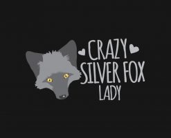 Crazy silver fox lady PNG Free Download