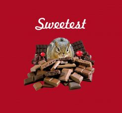 Customize Sweetest Day Chocolate Chipmunk PNG Free Download
