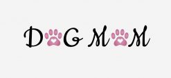 Cute Dog Mom Heart Puppy Paw Print PNG Free Download