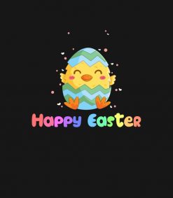 Cute Happy Easter Day 2021 Chick With Easter Egg B PNG Free Download