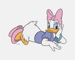 Daisy Duck - Laying Down PNG Free Download