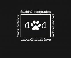 Dog Lover Dad Fathers Day PNG Free Download