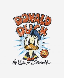Donald Vintage Comic Cover PNG Free Download