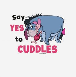 Eeyore - Say Yes to Cuddles PNG Free Download