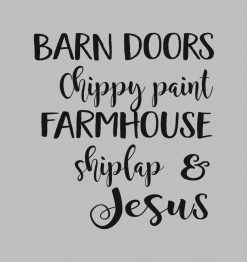 Farmhouse and Jesus PNG Free Download