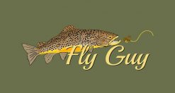 Fly Fishing Fly Guy Brown Trout PNG Free Download