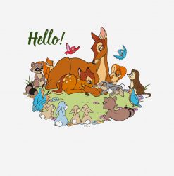 Forest Animals Greeting Prince Bambi PNG Free Download