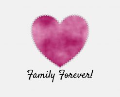 Forever Family heart PNG Free Download