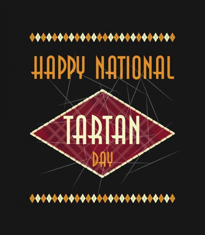 Funny Happy National Tartan Day PNG Free Download
