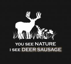 Funny Hunting Deer Sausage PNG Free Download