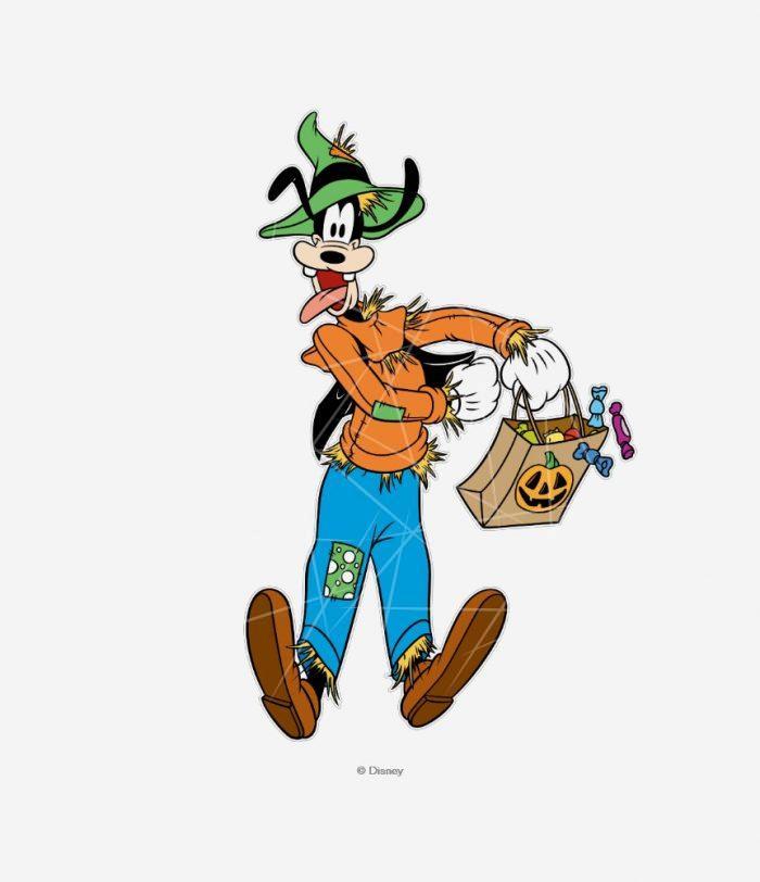 Goofy in Scarecrow Costume PNG Free Download