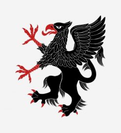 Griffin Rampant Sable PNG Free Download