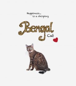 Happiness...is a chirping Bengal Cat. PNG Free Download