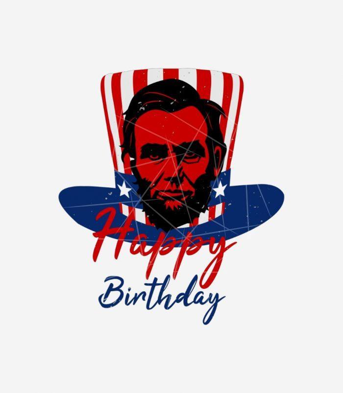 Happy Birthday - Abraham Lincoln PNG Free Download