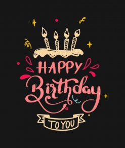 Happy Birthday To You PNG Free Download
