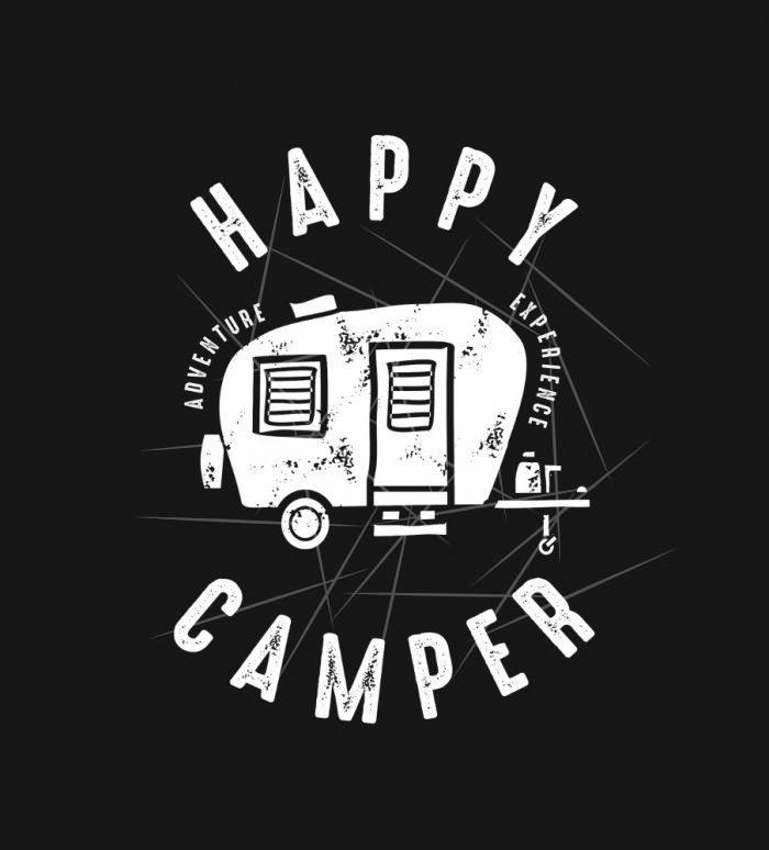 Happy Camper Trailer PNG Free Download