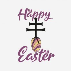 Happy Easter Christian Funny Pink Rabbit Egg Gift PNG Free Download