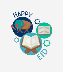 Happy Eid  Islamic Celebration PNG Free Download