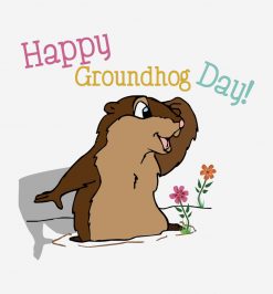 Happy Groundhog Day PNG Free Download