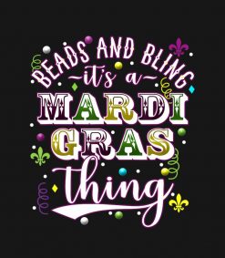 Hot Mardi Gras  Beads And Bling Its A Mardi PNG Free Download