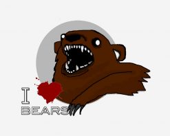 I Love Bears PNG Free Download