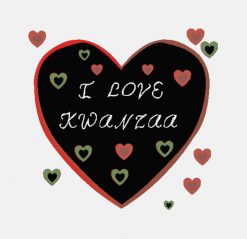 I Love Kwanzaa PNG Free Download