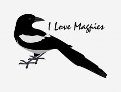 I Love Magpies PNG Free Download