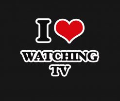 I Love Watching Tv PNG Free Download