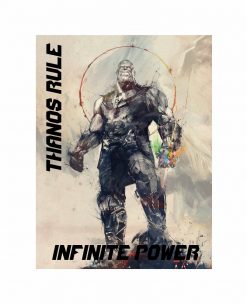 INFINITE POWER THANOS RULES FAN MADE DESIGN PNG Free Download